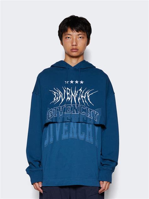 givenchy layered hoodie